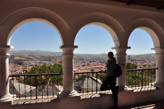 Mirante ao lado da Igreja de La Recoleta, em Sucre - Bolívia